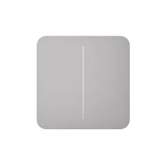 Кнопка для двоклавішного вимикача Ajax SoloButton (2-gang) Fog