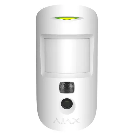 Бездротовий датчик руху Ajax HDR MotionCam (PhOD) з підтримкою фотоверифікації тривог, функцій «Фото за запитом» і «Фото за...
