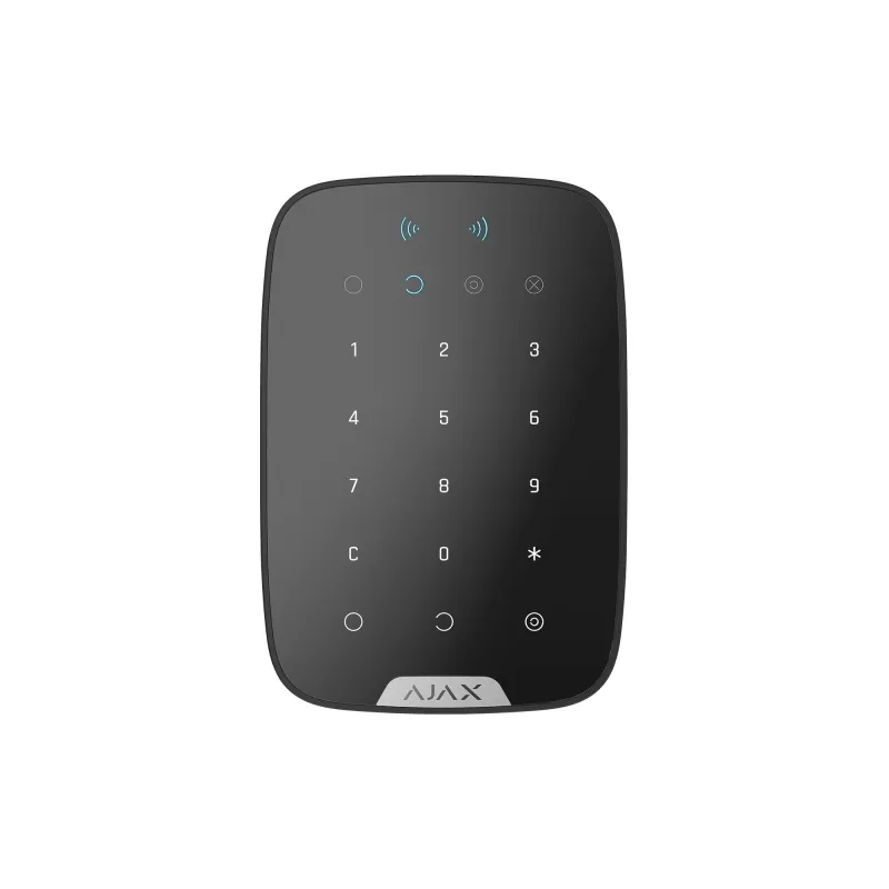 Бездротова сенсорна клавіатура Ajax KeyPad Plus Black Бездротова сенсорна клавіатура Ajax KeyPad Plus Black