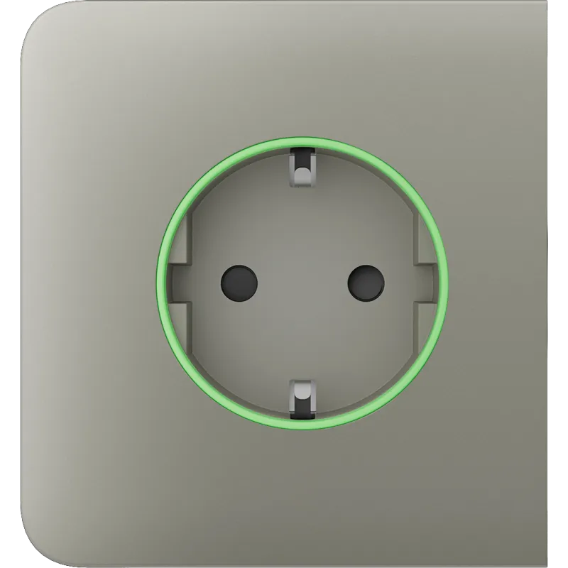 Бічна панель для вбудованої розетки Ajax SideCover (smart) Olive