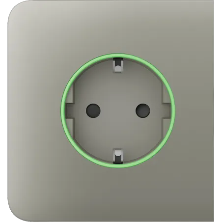 Бічна панель для вбудованої розетки Ajax SideCover (smart) Olive