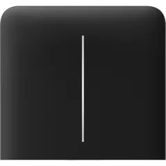 Бічна кнопка для двоклавішного вимикача Ajax SideButton (2-gang) vertical Black