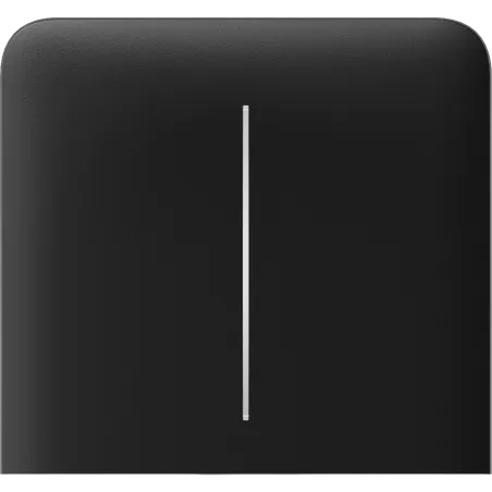 Бічна кнопка для двоклавішного вимикача Ajax SideButton (2-gang) vertical Black