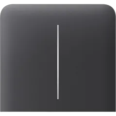 Бічна кнопка для двоклавішного вимикача Ajax SideButton (2-gang) vertical Graphite