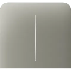 Бічна кнопка для двоклавішного вимикача Ajax SideButton (2-gang) vertical Olive