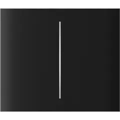 Центральна кнопка для двоклавішного вимикача Ajax CenterButton (2-gang) vertical Black