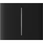 Центральна кнопка для двоклавішного вимикача Ajax CenterButton (2-gang) vertical Black Центральна кнопка для двоклавішного вимикача Ajax CenterButton (2-gang) vertical Black