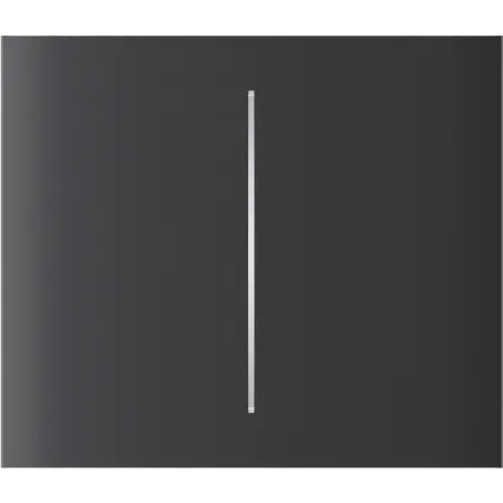 Центральна кнопка для двоклавішного вимикача Ajax CenterButton (2-gang) vertical Graphite