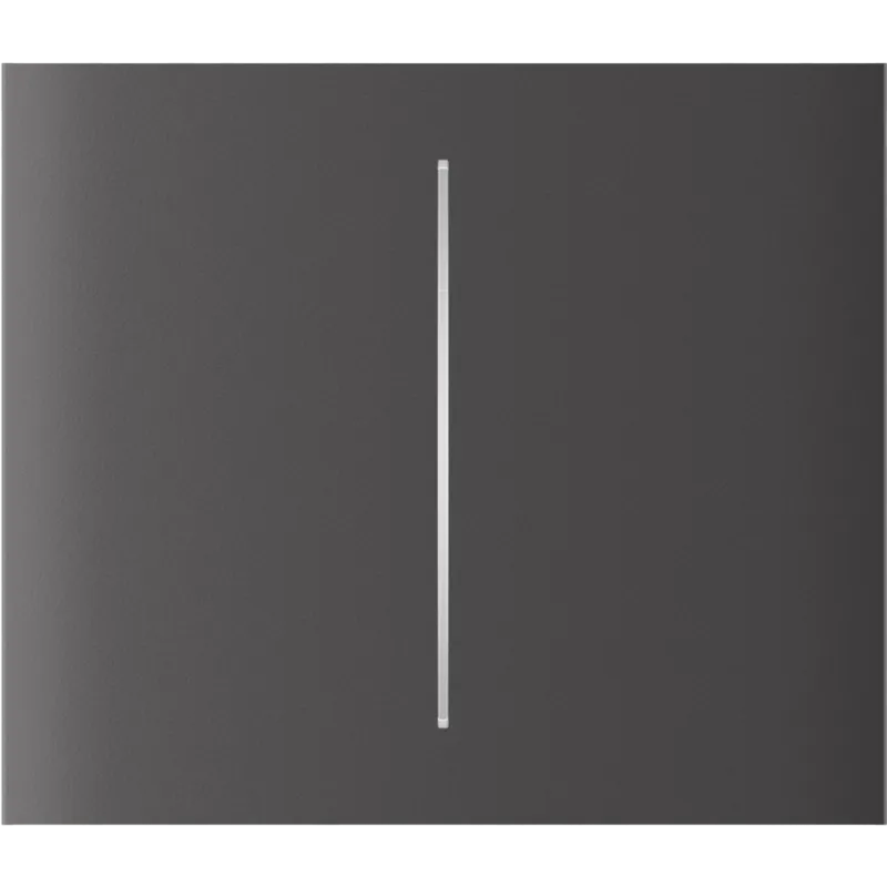 Центральна кнопка для двоклавішного вимикача Ajax CenterButton (2-gang) vertical Grey