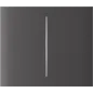 Центральна кнопка для двоклавішного вимикача Ajax CenterButton (2-gang) vertical Grey