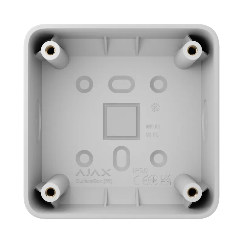 Коробка для зовнішнього монтажу Ajax SurfaceBox для пристрою LightSwitch чи Outlet White (107589.293.WH) Коробка для зовнішнього монтажу Ajax SurfaceBox для пристрою LightSwitch чи Outlet White (107589.293.WH)
