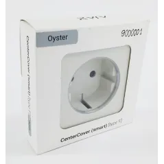 (Уцінка) Центральна панель для вбудованої розетки Ajax СenterCover (smart) Oyster