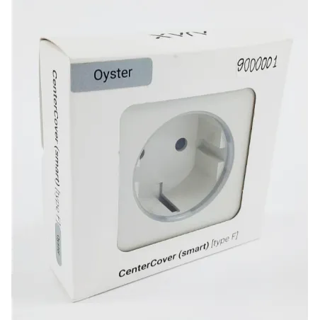 (Уцінка) Центральна панель для вбудованої розетки Ajax СenterCover (smart) Oyster
