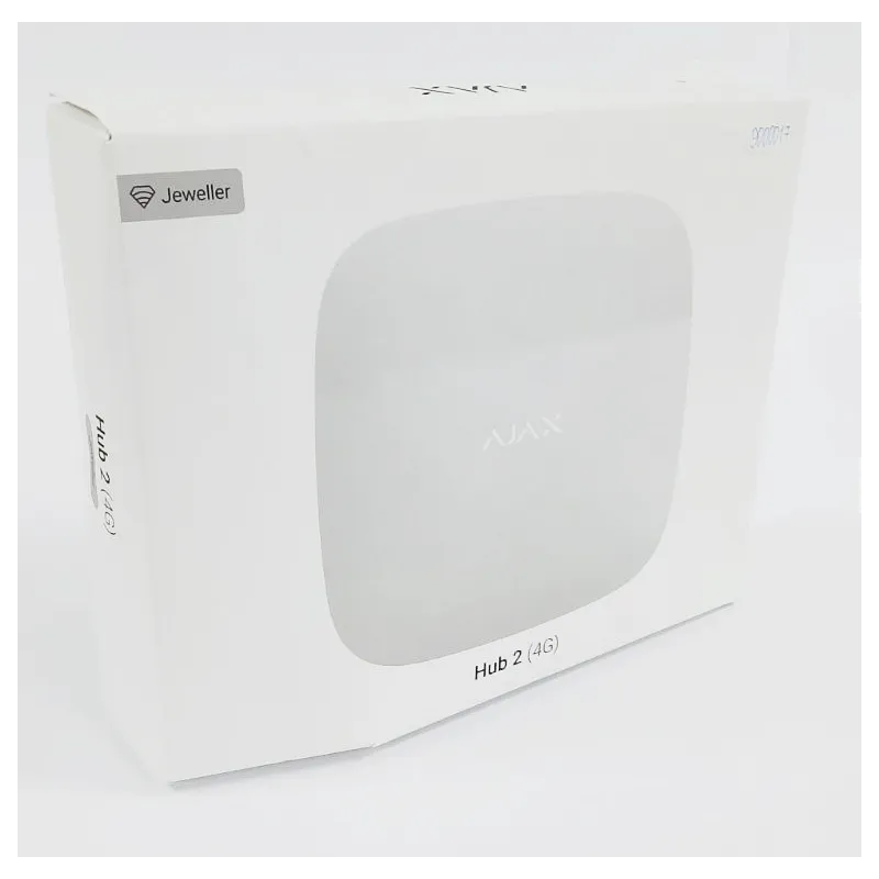 (Уцінка) Інтелектуальна централь Ajax Hub 2 (4G) White