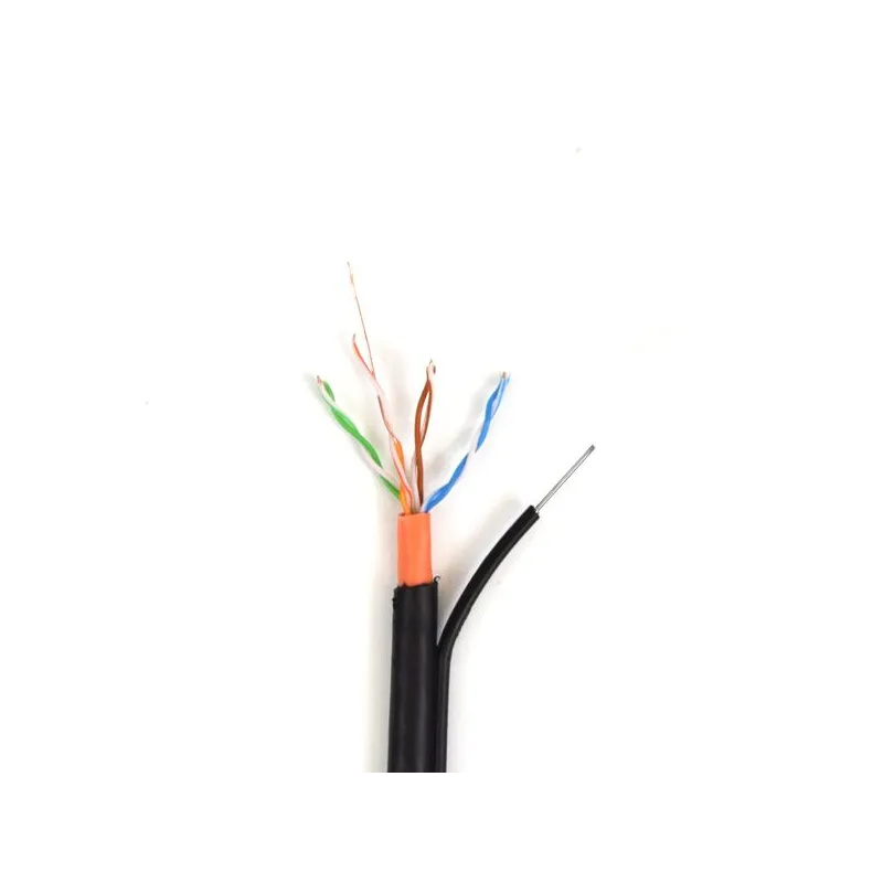 UTP 4*2*0.5-CU PVC-PE MP кат.5е (UTP медь наружный с несущей проволокой) бухта 305м