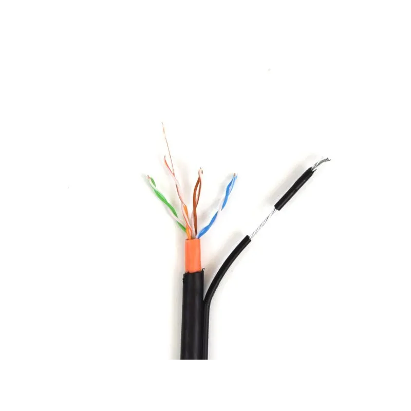 UTP 4*2*0.5-CU PVC-PE MT кат.5е (UTP медь наружный с несущим тросом) бухта 305м