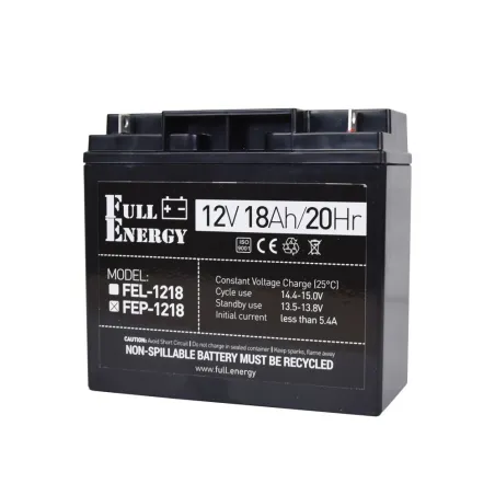 Акумулятор 12В 18А·год для ДБЖ Full Energy FEP-1218