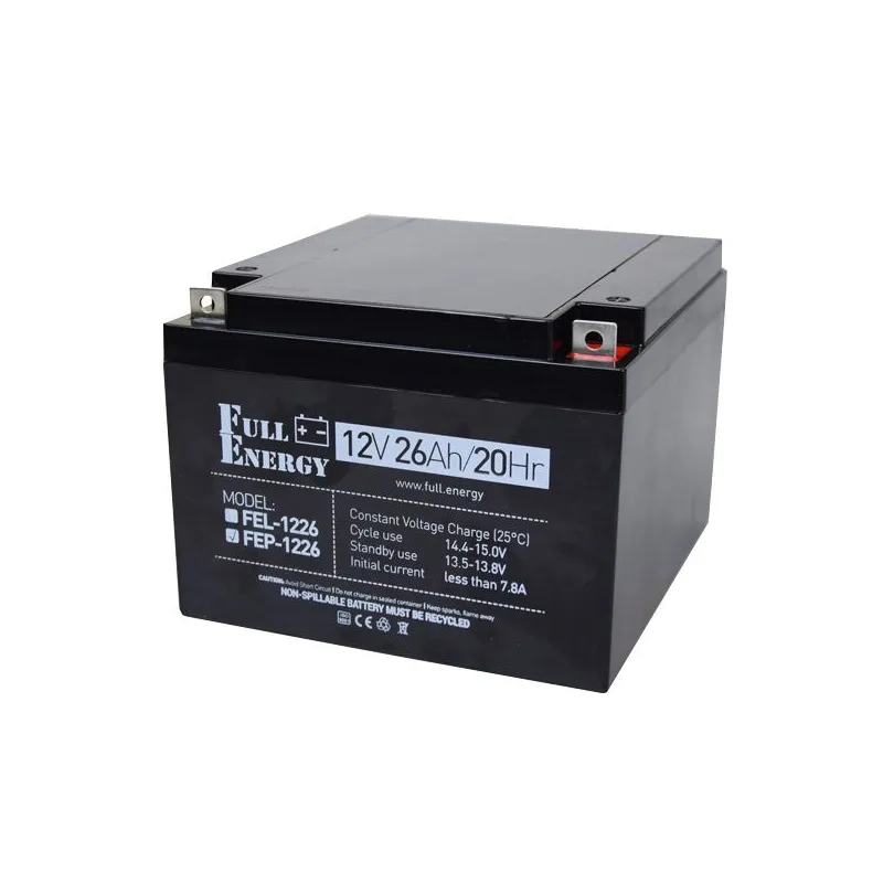 Акумулятор 12В 26 А·год для ДБЖ Full Energy FEP-1226