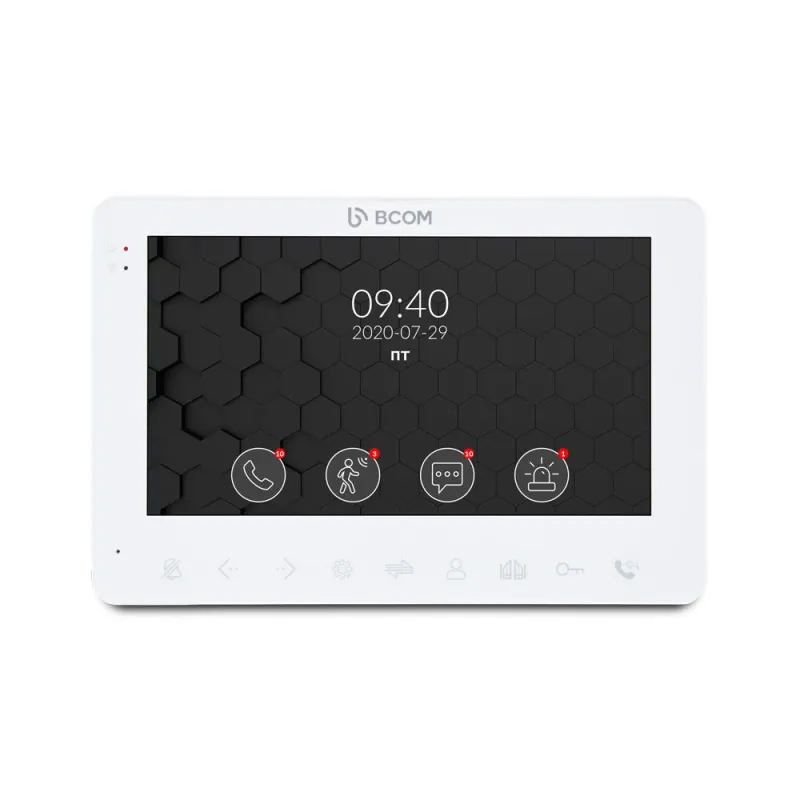 Відеодомофон 7 дюймів BCOM BD-780 White