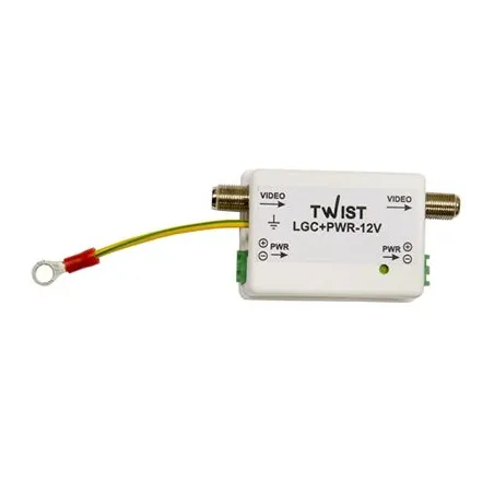 Грозозахист на коаксіал F-F Twist-LGC+PWR12V
