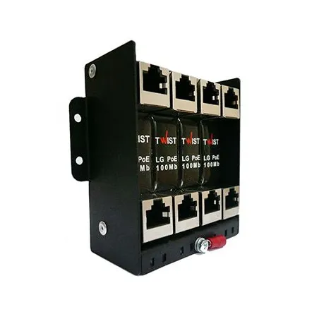 Металевий корпус для монтажу 4 набірних модулів грозозахисту TWIST LG-4-RACK