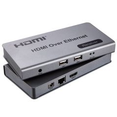 KVM-подовжувач ATIS HDMI/USB +IR по Ethernet до 120 м (1080p)
