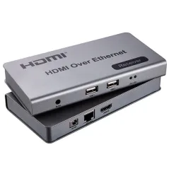 KVM-подовжувач ATIS HDMI/USB +IR по Ethernet до 120 м (1080p)
