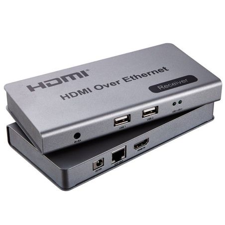 KVM-подовжувач ATIS HDMI/USB +IR по Ethernet до 120 м (1080p)