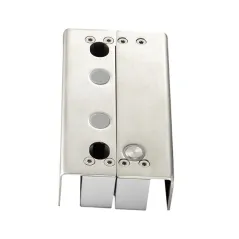 Замок ригеля YB-500U (LED) на скляні двері без рами