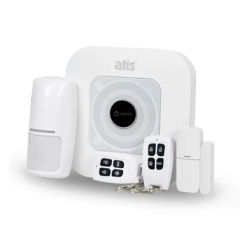 Комплект бездротової 4G сигналізації ATIS Kit 4G 400T з підтримкою застосунку Tuya Smart