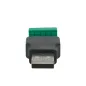 Роз'єм USB під затискач (male)