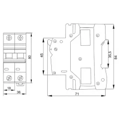 Пристрій захисту від перепадів напруги Lightwell LD-40 2P 1000V купити в Києві, інтернет-магазин Olden electronics