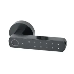 Розумний дверний замок ATIS Lock BT-100-T Black з доступом за відбитком пальця і підтримкою Tuya Smart