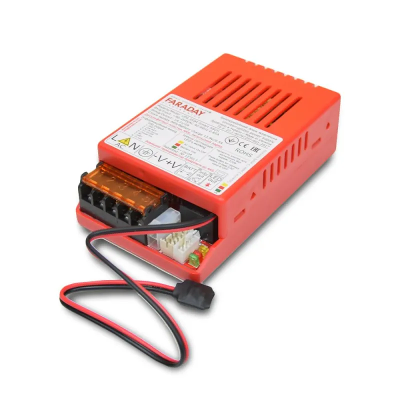 Безперебійний блок живлення Faraday Electronics БП UPS 35W Smart ASCH PL (LFP) під акумулятор LiFePO4 8 А·год в пластиковому