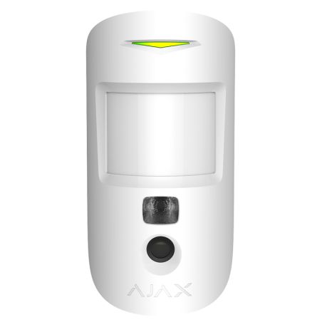Бездротовий датчик руху Ajax HDR MotionCam (PhOD) з підтримкою фотоверифікації тривог, функцій «Фото за запитом» і «Фото за...