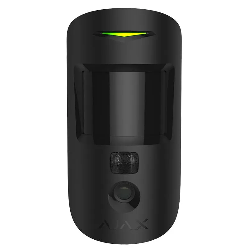 Бездротовий датчик руху Ajax HDR MotionCam Black (MotionCam)