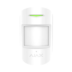 Бездротовий датчик руху і розбиття Ajax CombiProtect White