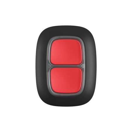 Бездротова екстрена кнопка Ajax DoubleButton Black