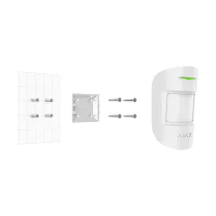 Кріпильна панель Ajax SmartBracket для MotionProtect, CombiProtect White