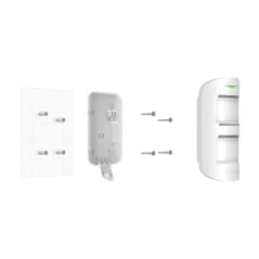 Кріпильна панель Ajax SmartBracket для MotionProtect Outdoor біла