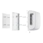 Кріпильна панель Ajax SmartBracket для DualCurtain Outdoor White