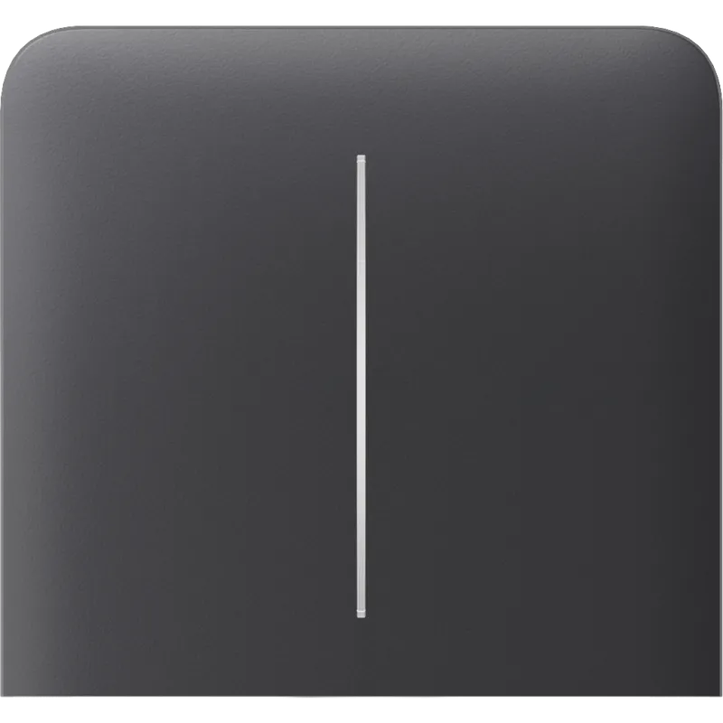 Бічна кнопка для двоклавішного вимикача Ajax SideButton (2-gang) vertical Graphite