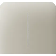 Бічна кнопка для двоклавішного вимикача Ajax SideButton (2-gang) vertical Ivory