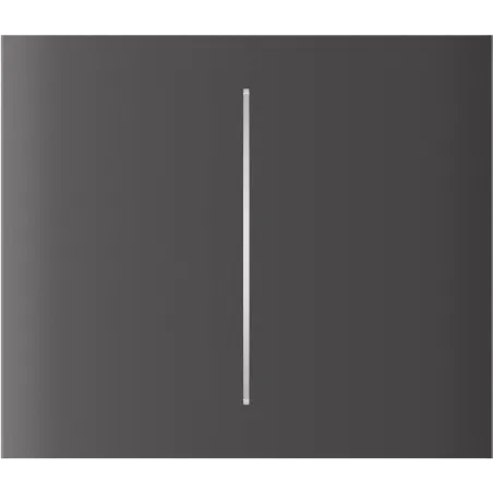 Центральна кнопка для двоклавішного вимикача Ajax CenterButton (2-gang) vertical Grey