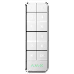 Дротова клавіатура Ajax Superior KeyPad Outdoor Fibra White (117759.285.WH)