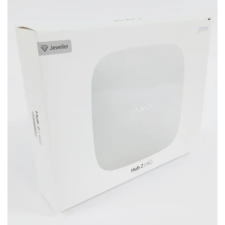 (Уцінка) Інтелектуальна централь Ajax Hub 2 (4G) White