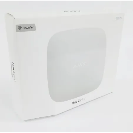 (Уцінка) Інтелектуальна централь Ajax Hub 2 (4G) White
