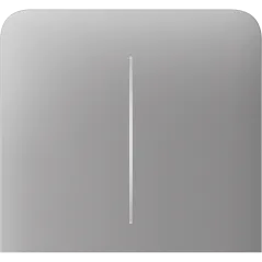 Бічна кнопка для двоклавішного вимикача Ajax SideButton (2-gang) vertical Fog