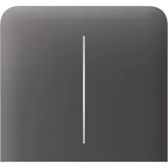 Бічна кнопка для двоклавішного вимикача Ajax SideButton (2-gang) vertical Grey