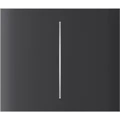 Центральна кнопка для двоклавішного вимикача Ajax CenterButton (2-gang) vertical Graphite